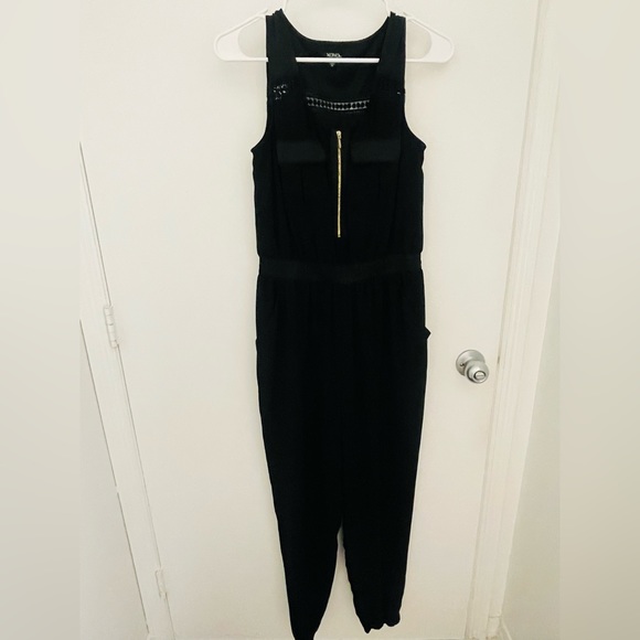 XOXO Black Jumpsuit - Picture 1 of 4